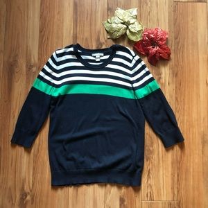 Banana Republic Striped Sweater XL
